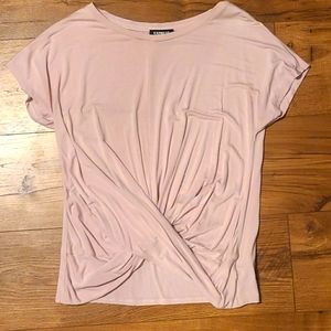 Express light mauve top